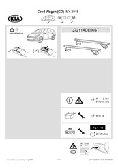 Mobis J7211ADE00ST Installation Instructions Manual