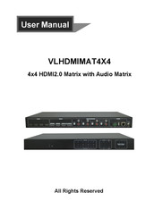 Woxcon VLHDMIMAT4X4 Manual