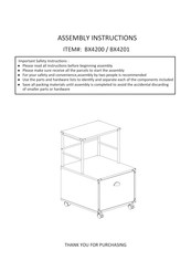 Home Depot BX4201 Assembly Instructions Manual