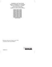 Kohler K-6579 Installation And Care Manual