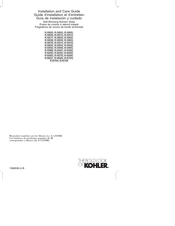 Kohler Glen Falls K-6663-2 Installation And Care Manual