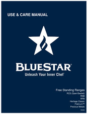 BlueStar Precious Metals RNB366BPMV2 Series Use & Care Manual