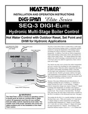 heat-timer DIGI-Elite SEQ-3 Assembly, Installation And Operation Instructions