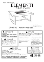 ELEMENTI Aachen OFH101NG Manual