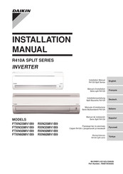 Daikin FTXN50MV1B9 Installation Manual
