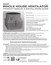 Tamarack Technologies HV3400 Product Manual & Installation Manual