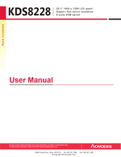 Acnodes KDS8228 User Manual