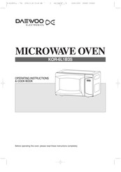 DAEWOO ELECTRONICS KOR-6L1B3S Operating Instructions Manual