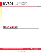 Acnodes KV801 User Manual