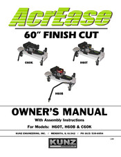 Kunz AcrEase H60T Owner's Manual