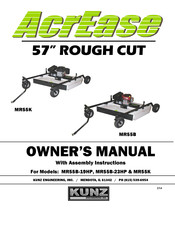 Kunz AcrEase MR55K Owner's Manual