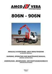 HYVA Amco Veba 906N Warning, Operating And Maintenance Manual