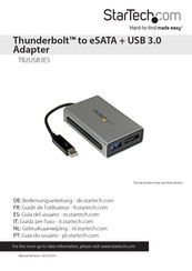 StarTech.com TB2USB3ES Instruction Manual