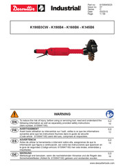 Desoutter K190B4 Manual