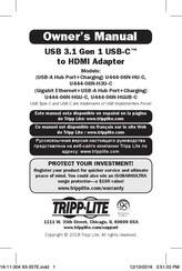 Tripp Lite U444-06N-H3U-C Owner's Manual