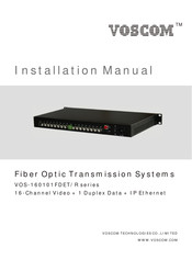 Voscom VOS-160101FDET Series Installation Manual