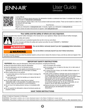 Jenn-Air JDB9200CWX User Manual