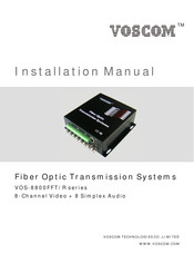 Voscom VOS-8800FFST-6 Installation Manual