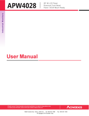 Acnodes APW4028 User Manual