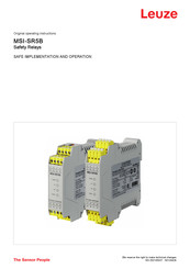 Leuze MSI-SR5B-01 Original Operating Instructions
