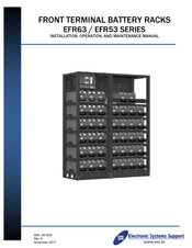 Electronic Systems Support EFR53-12V Installation, Operation And Maintenance Manual