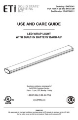 ETI 54676341 Use And Care Manual