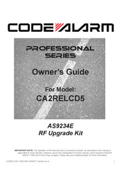 Code Alarm PROFESSIONAL CA2RELCD5 Owner's Manual