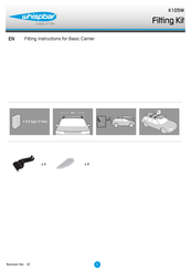 Whispbar K105W Fitting Instructions Manual