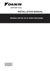 Daikin ERLQ006BAV39 Installation Manual