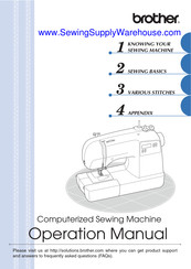 Brother CS9100 Operation Manual