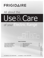 Frigidaire FFEF3016TW Use & Care Manual