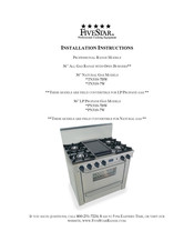 FiveStar TTN310-7BSW Installation Instructions Manual