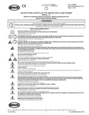 Sioux Tools SSR4P26 Instructions-Parts List Manual