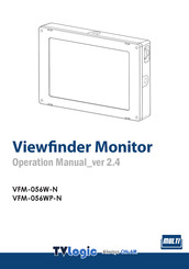TVLogic VFM-056W-N Operation Manual