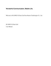 Huawei E620 User Manual