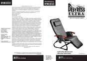 HoMedics Destress Ultra AG-2001TL3C Instruction Manual And  Warranty Information