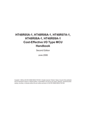 Holtek HT48R05A-1 Handbook