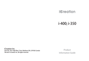 iCreation i-350 Product Information Manual