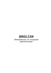Dibo CT30 Translation Of Original Instructions