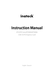 Inateck KT4004 Series Instruction Manual