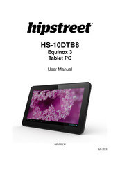 Hipstreet HS-10DTB8 User Manual