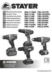 stayer BHL118K Operating Instructions Manual