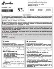 Superior Fireplaces VRE4536 Installation And Operation Instruction Manual