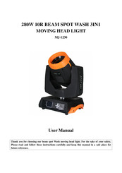 Mega LED Lighting Beamspot 280 User Manual