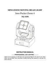MJ LED LIGHTNING Inno Pocket Zoom 4 Instruction Manual