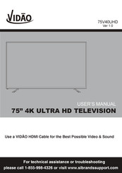 Vidao 75V40UHD User Manual