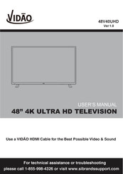 Vidao 48V40UHD User Manual