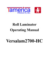 Tamerica VERSALAM-2700HC Operating Manual