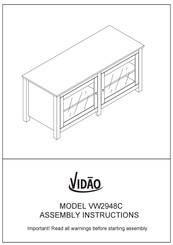 Vidao VW2948C Assembly Instructions Manual