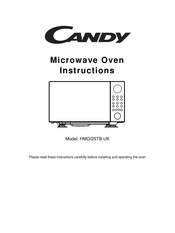 Candy HMGI25TB-UK Instructions Manual